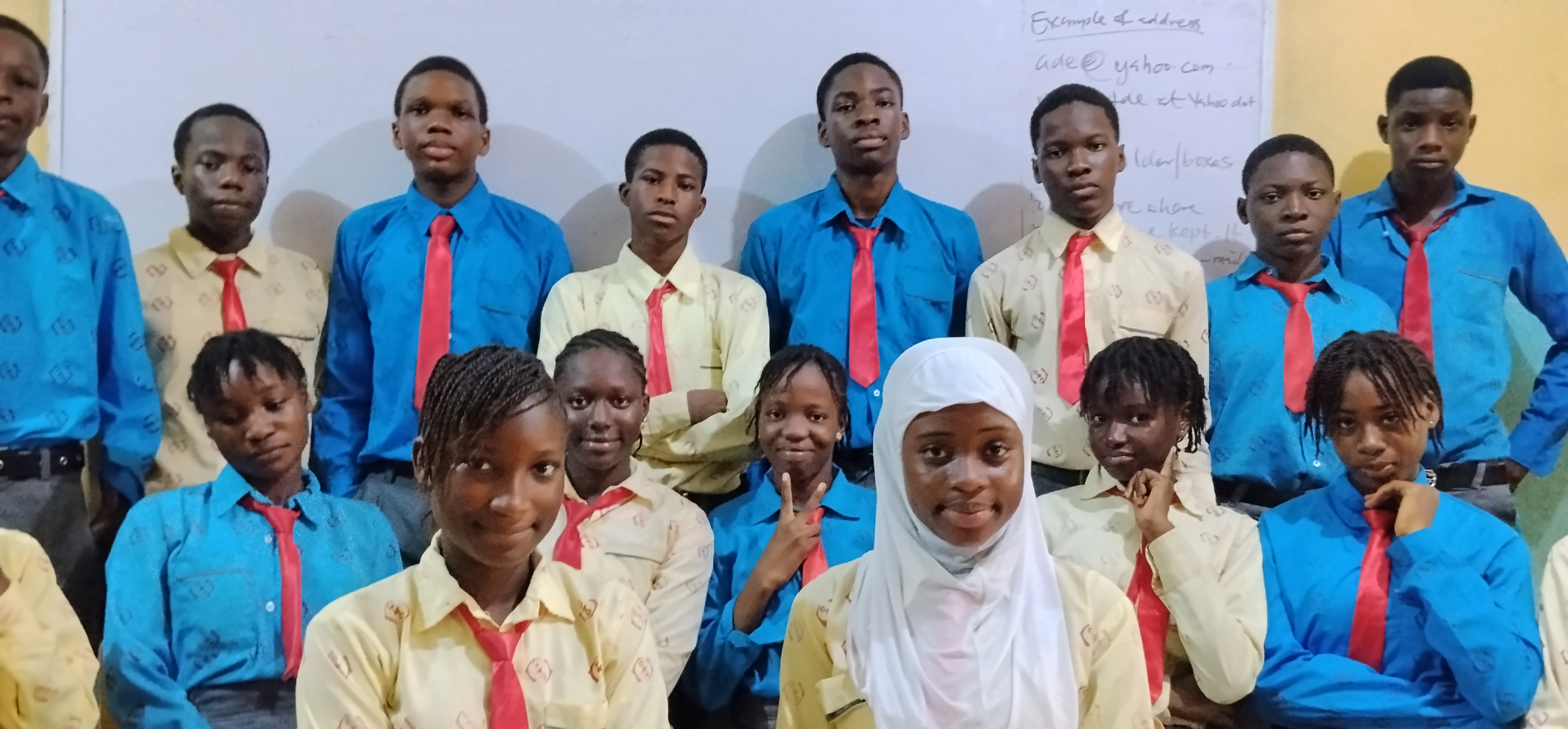 Great Kezino College Secondary Scholars in Classroom